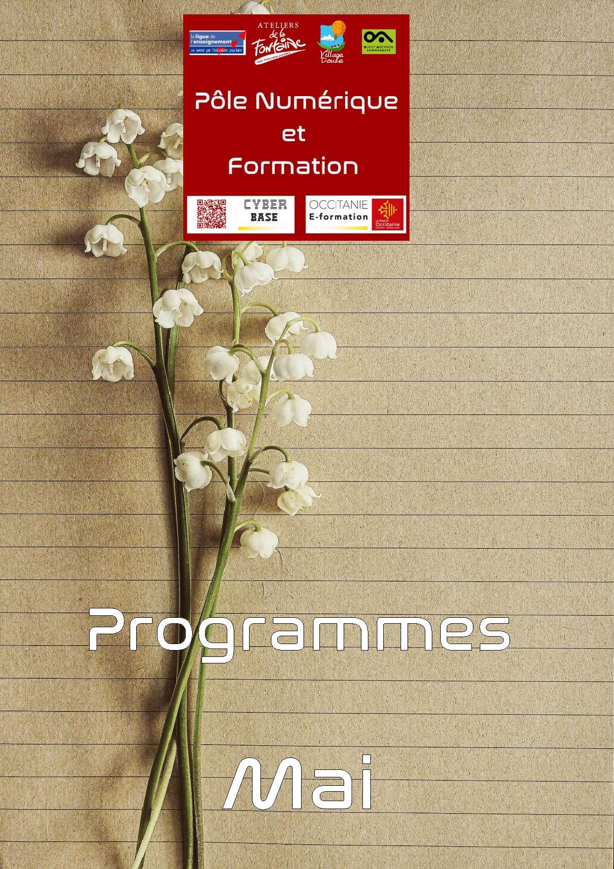 Cyber-Base: programmes du mois de mai - Les ateliers de la fontaine